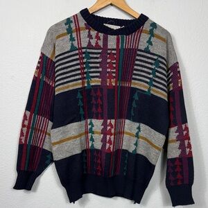 Vintage Method Men's Abstract Sweater